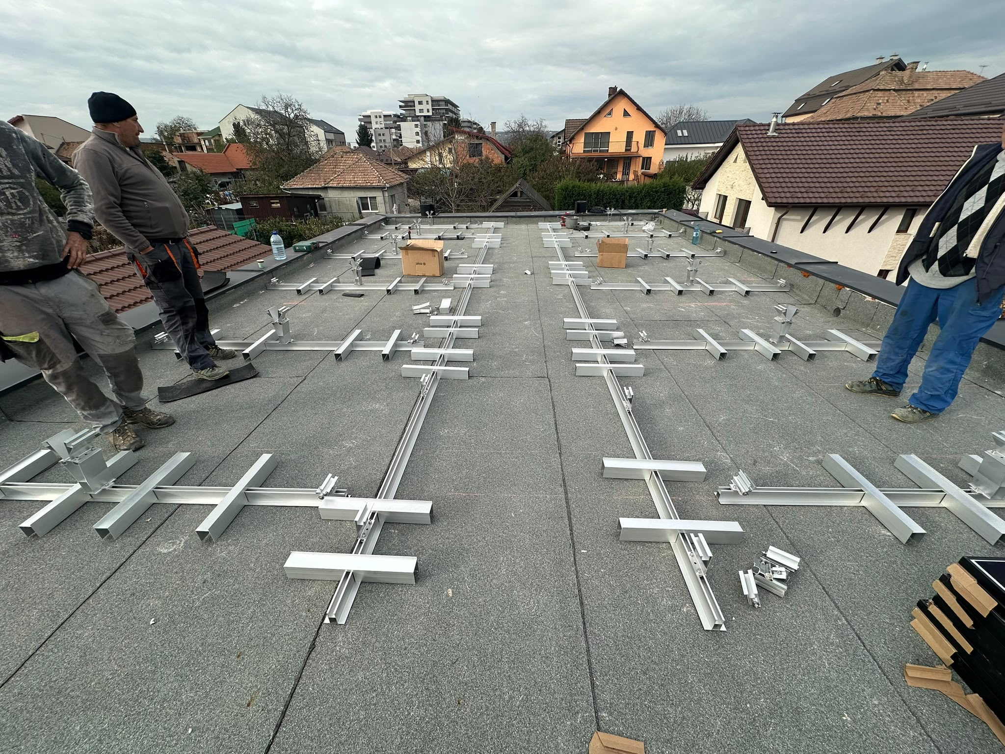 Centrul Comunitar Florești solar installation